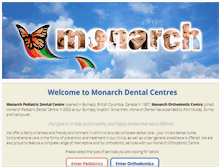 Tablet Screenshot of monarchdentalcentre.com